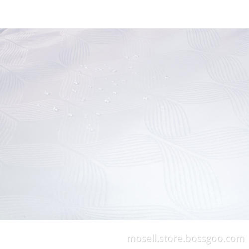 Ren polyester jacquard vattentät duschgardin